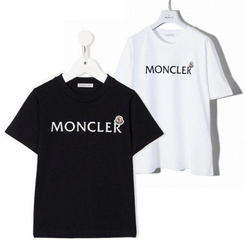 몽클레어 키즈 로고 패치 반팔 티셔츠 8C00022 MONCLER SS22 (관부가세 배송비 포함)