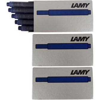  일본 라미 만년필 LAMY LT10BLBK Fountain Pen Cartridge Ink Blue 블랙 5 Pens x 3 Boxes Set 1