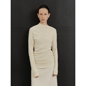 TVF ASYMMETRIC DRAPE TOP_2COLORS