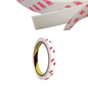 3M 4421 폼 양면테이프 10mm x 2M 백색 PE 스펀지