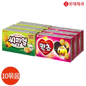 NS홈쇼핑 롯데제과 칸쵸 씨리얼 6번들 10묶음[30943075]