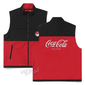 말본 골프 코카 콜라 폴라 플리스 베스트 조끼 MALBON X COCA COLA POLAR FLEECE VEST