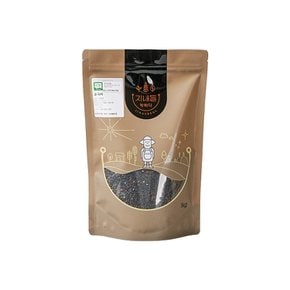 고소하고 쫀득한 잡곡 유기농 흑미 찰흑미 1kg