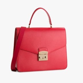 Furla Metropolis Top Handle Medium Bag / Ruby