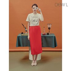 호텔도슨 콜라보 레터링 밴드 스커트 RD_D232MSD101