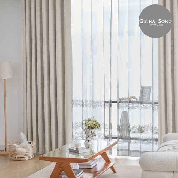 글로우 암막커튼+코디커튼 풀세트 특대형