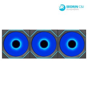 [서린공식] 리안리 UNI FAN SL-INF FLEX 120 블랙 3팩