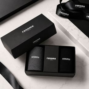 남자 무지 중목 양말 2족 선물세트 RM1301S[36142260]