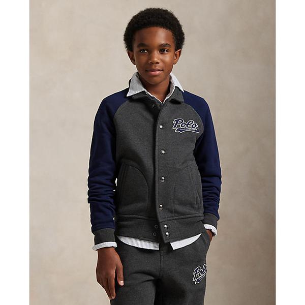 폴로 키즈 남아 8-18세 로고 플리스 재킷(CWPOOTWY6020395999)