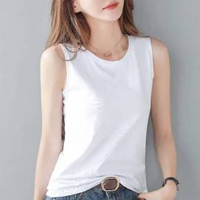 /  1 + 1상품  여성 심플 민소매 나시 티셔츠 NT2405/ 4사이즈