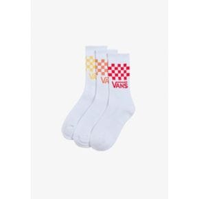 4956122 Vans CHECK CREW 3 PACK - Socks yarrow