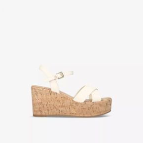 5464252 KG KURT GEIGER Rosalyn faux-leather wedge sandals