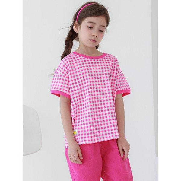 리체 티셔츠_핑크