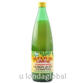  유로푸드 유기농 레몬 과일 주스 음료 1L 2개
