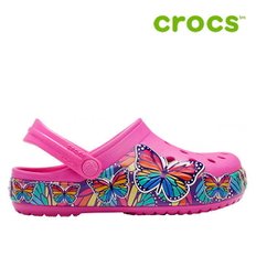 [세일] 크록스 아동 샌들 /47- 206158-6QQ / Kids Crocs Fun Lab Multi-Butterfly Band Lights