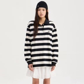 LQTAX26100 스트라이프 카라 티셔츠 [럭키슈에뜨]