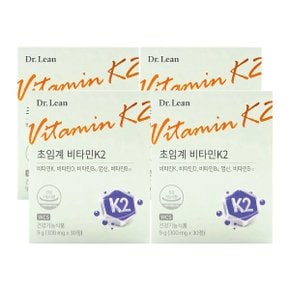 초임계 비타민K2 300mg x 30정 x 4박스 /An