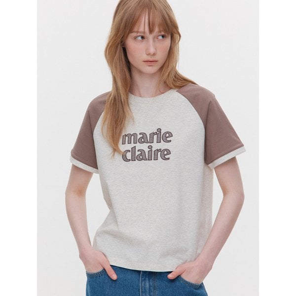 컬러블록 패치 나그랑 반팔 티셔츠(MAGBTS02MBR)