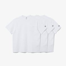 뉴에라 LIGHTERA에센셜 3팩 포켓 반팔 티셔츠 화이트 14697422_s