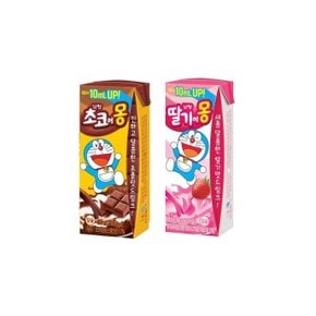 초코에몽 190ml x 12개+딸기에몽 190ml x 12개