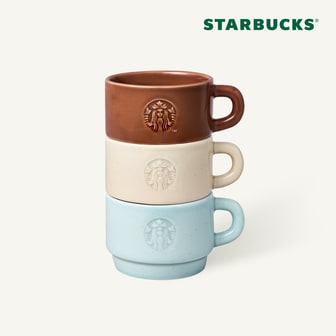  [스타벅스] 스태카 컬러 머그볼 260ml 3P