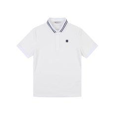 [온오프골프웨어] 남성 메쉬요꼬 애리 반팔 티셔츠 OF9013GA_WHITE