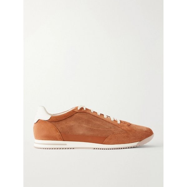 브루넬로쿠치넬리 가죽 트리밍 스웨이드 스니커즈 46376663163009957