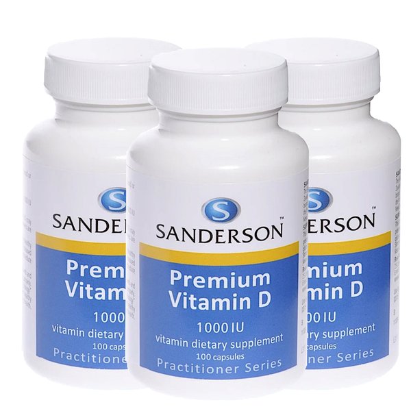 뉴질랜드 샌더슨 비타민D Vitamin 1000IU 100캡슐 3개