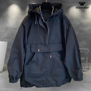남성 여름 남성 풀오버 후드 자켓 봄 여름 아노락 바람막이 점퍼 WI221J