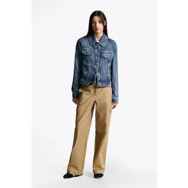 타미힐피거 T22F6WJC042WT1  라나 캐주얼 데님 재킷