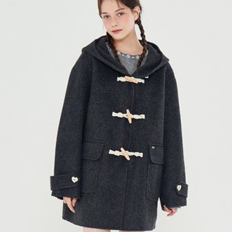 메타퍼 울90% 알파카 핸드메이드 더플 코트 (MET alpaca handmade duffle coat)