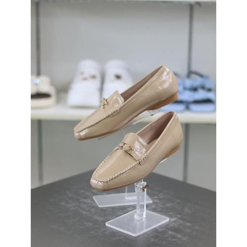 와폰 세이브존03 스퀘어 토 벨티드 장식 플랫 1.5cm 로퍼 (BY)AFA24S11918BD4W(1)