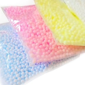 칼라스티로폼 1봉 50g/구슬스티로폼/발포입자 칼라스치로폼/미술재료/선물포장재료