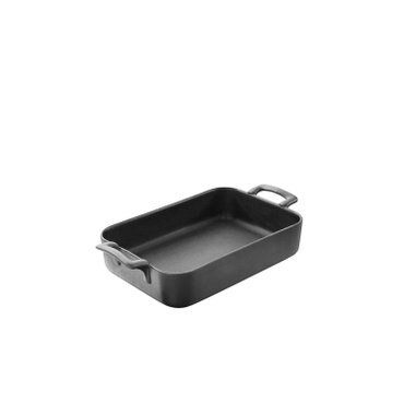 레볼 벨쿠진 직사각 핸들 디쉬 16x11cm 블랙