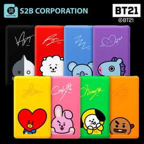 보조배터리 휴대폰 휴대용 초고속 밧데리 무선 핸드폰 미니 BT21 5000mAh 급속지원