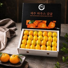 [바로배송] 서귀포 하례마을 하우스감귤 선물세트 3kg 로얄과