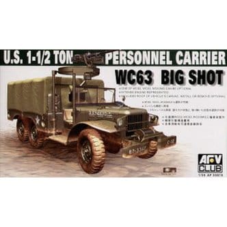 AFV CLUB BF35S18 1/35 WC63 Big Shot 1-1/2T 6x6 Personnel Carrier