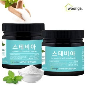 에리스리톨 스테비아 설탕 가루 300g 2통