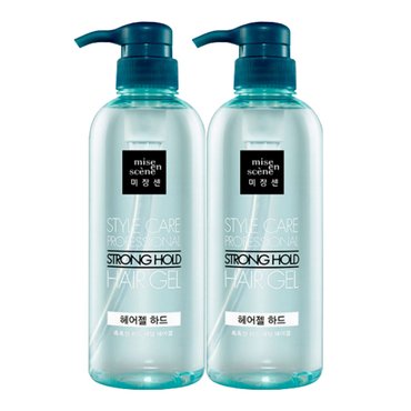  미쟝센 스타일케어 스트롱 헤어젤 하드 500ml x2 /대용량