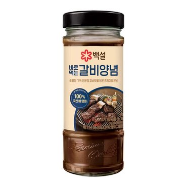 CJ제일제당 백설 갈비양념 480g x 4병