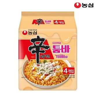 농심 신라면 툼바 137g x 4봉