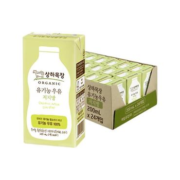 매일 상하목장 유기농 저지방우유 200ml 24팩_P309095184