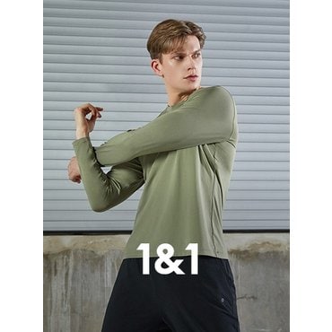 뮬라웨어 땀 걱정 없이 쾌적한 남성 에센셜 코어 롱슬리브 티셔츠(2장)AMNETL703(1&1)
