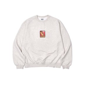 HOTDOG Logo Creawneck - Oatmeal