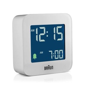 브라운 디지털 미니탁상시계 BC08W 라이트.스누즈알람 BRAUN 정품