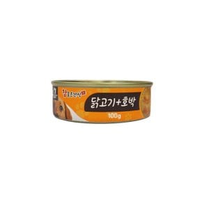 강아지 통조림 캔 간식 참좋은간식 닭고기+호박 강아지죽