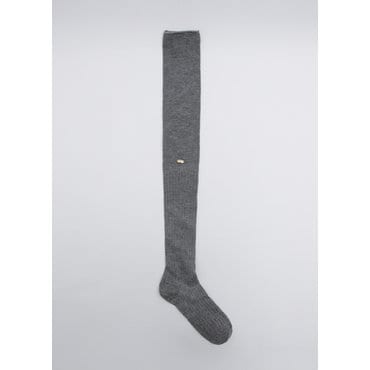 나인(Atelier Nain) (SC-0042)RIBBED MIX KNEE HIGH SOCKS