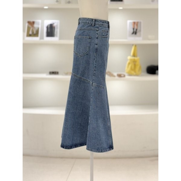 [여주점] 여성 슬릿 A라인 롱 스커트 (L262PSD432)