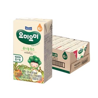  [매일] 요미요미 종합야채 유기농주스125ml 24입