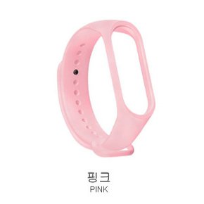 미밴드4 호환 스트랩 핑크